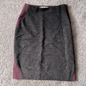 Diane von Furstenburg Mae Stretch Scroll pencil skirt - size 2